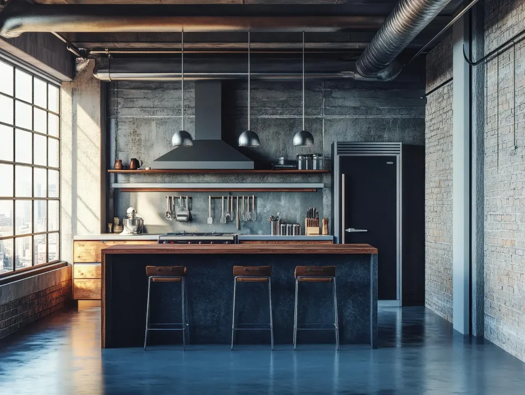 estilos de cocina industrial