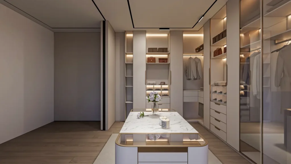 cómo diseñar un vestidor moderno